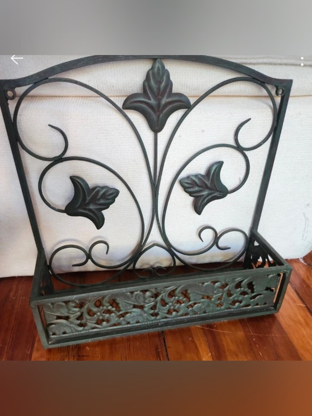 Decorative Metal Wall Planter